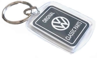 Porte clé émaillé sur les 2 surfaces, 30mm, Original VW Classic parts