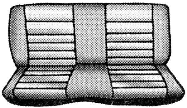 Housses de banquette arrière pour cabriolet