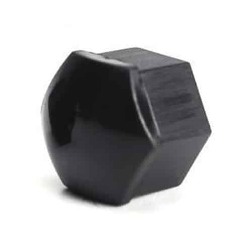Cache-écrou de roue en plastique noir (tête hexagonale 19mm) - Retro  Design, spécialiste pièces détachées pour voitures ancienne